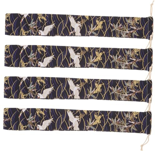 ifundom 4stücke Teiliges Weiche Kordelzug Aufbewahrungstaschen Für Sopranblockflöte Wiederverwendbare Flötenbeutel Kompakte Leichter Tragbarer Stoffbeutel Für Vertikale Flöten