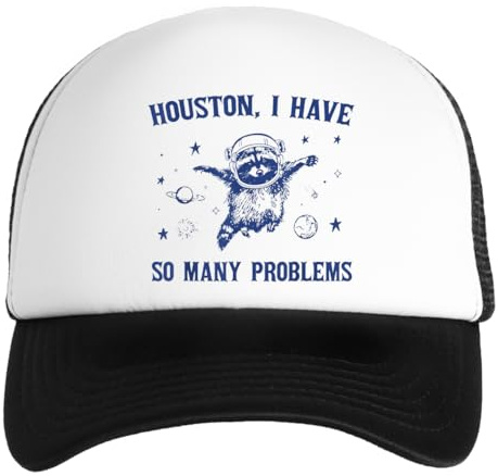 Newtee Houston I Have So Many Problems Snapback da Baseball Flessibile per Cappellino da Bambino per Ragazza Ragazzo