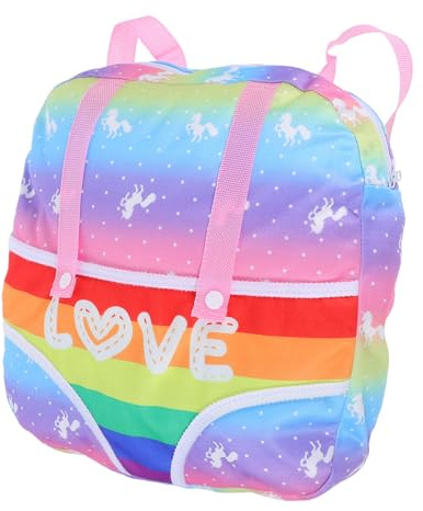 INOOMP Mochila De Muñeca Almacenamiento De Ropa De Muñeca Portabebés para Muñecas Mochila Pequeña para Niñas Mochila De Peluche Portabebés Reborn Bolsa De para Muñecas Poliéster
