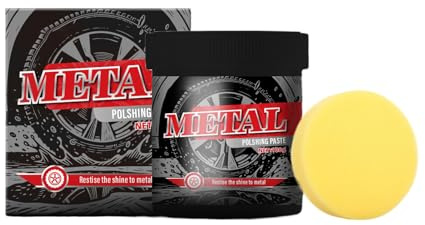 Pulidor De Metales, Con Fórmula De Revestimiento Protector, 100 G, Crema Eliminadora De Óxido, Limpiador De Detalles De Automóviles, Fórmula No Abrasiva, Para Vehículos, Herramientas Y Artículos De Co