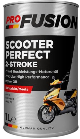 ProFusion Aceite Motor Moto 2 Tiempos – Aceite Mineral para Motores de Gasolina – Lubricación Limpia y Eficiente – Menor Consumo y Alta Protección – API TC, ISO-L-EGB, JASO FB 1L