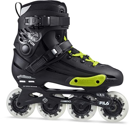 FILA SKATES 010618055 NRK Fun Inline Skate Unisex Black/Yellow/Magenta Größe 46