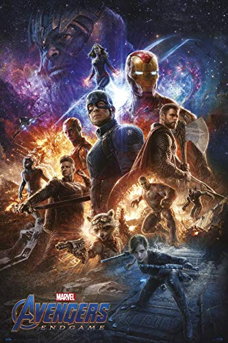 Grupo Erik - Poster Marvel Avengers Endgame - Deco Maison, Decoration Murale, Affiche Décorative