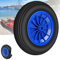 YAOBLUESEA Schubkarren Reifen, Schubkarrenrad Vollgummi 3.50-8 Pannensicher Sackkarrenrad Reifen Schubkarren Sackkarren PU, 360mm Kajak Ersatzreifen, Schubkarrenrad Pannensicher Vollgummi