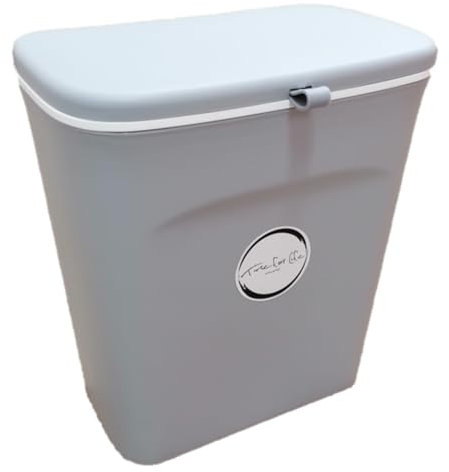 Composteur Cuisine - Poubelle Compost Cuisine 9L - Bac à Compost - Seau Compost avec Couvercle - Poubelle tri - Poubelle sous evier - Poubelle de Cuisine