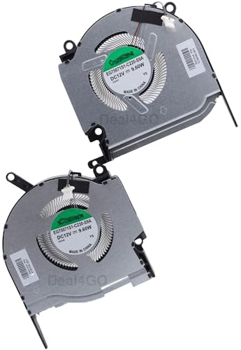 Deal4GO Ventilador de refrigeración gráfica de CPU y GPU de 12 V 80 W N14087-001 de repuesto para HP Omen 16-K 16-N 16T-K000 16-K0023DX con RTX 3060 3070