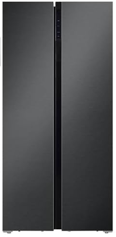 Hamilton Beach HBF2064 20.6 cu ft Counter Depth Full Size Refrigerator, Side Doors, Gunmetal