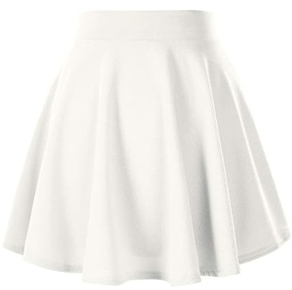 Neteson Minigonna Donna Sexy Gonna Corta Donna Linea A Vita Alta Mini Gonna Plissettata Elastico Basic Gonna Tennis Skater Scuola Danza Casual