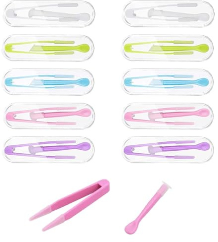 HABNI 10 Pcs Ventosas Lentillas Ventosas Lente Ventosa Para Lente Suave Producto De Lentes De Contacto Suave Pinzas Para Lentes De Contacto Lentes Suaves Con Viales Sin Ventilación Y Pinzas