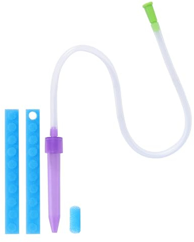 SGBNZ Nasal Aspirator for Baby with 20 Hygiene Filters Nose Sucker, Reusable Infant Nose Cleaner, Easy to Use and Clean, Custom-Sized for Newborns Nasal -Portable for Both Travel and Home Use-Purple