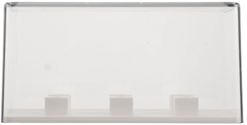 Totority Caja de Almacenamiento Transparente Compatible con Cartuchos de Vinilo y Transporte Diseño Seguro y Antipolvo, Material Plástico Blanco para Cápsulas de Tocadiscos