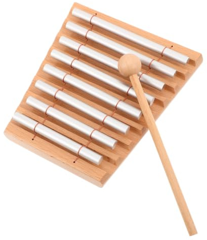 POPETPOP Instrument de Percussion Pédagogique avec Distinctes Léger en Bois et Métal pour Garçon et Filles et Adultes , pour Activités Musicales en Groupe