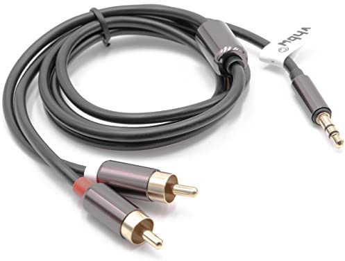 vhbw Stereo Audio Kabel Adapter 3,5 mm till 2 x Cinch-kontakt, Y-kabel