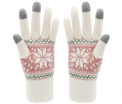 VENIMASEE Guanti invernali touch screen da neve guanti termici uomo donna