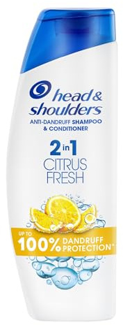 Head & Shoulders Citrus Fresh 2in1 Anti Dandruff Shampoo for greasy hair 330ml. Daily use