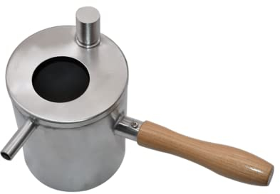 Bienenwachs Gießbehälter klein für Anfangssteifen anlöten und Kerzen Teelichter Mittelwände und Königinnäpfchen gießen