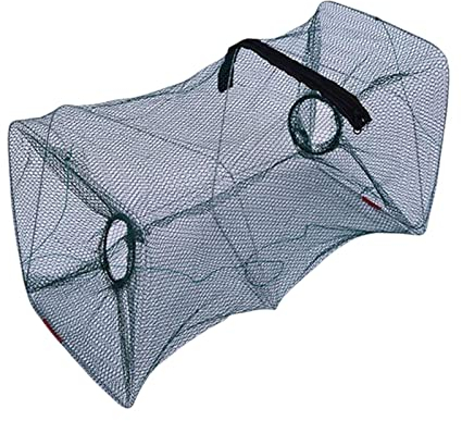Fishing Köderfischreuse Fisch-Reuse Aalreuse Krebsreuse Faltbar - 50 x 20 x 20 cm
