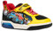 Geox J INEK Boy E Sneaker, Yellow/Red, 37 EU