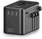 VOLTMA Adaptador de Viaje Universal GAN de 100 W, Cargador rápido, Adaptador con USB C y USB A, Fusible de recuperación automática, protección contra sobretensión, Enchufe de Viaje Internacional