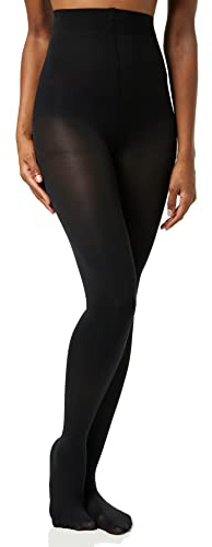Charnos Women's 1pp 60 Denier Opaque Tights, Black, L UK