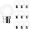 MZYOYO Lampadina LED B22 3W,B22 G45,2700K Luce bianca calda, 250lm, 25W Equivalenti a Lampadine Alogene da 25W,Angolo di Diffusione di 360°,Lampadina LED B22,Non Dimmerabile,Confezione da 10