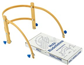 Schlittenzubehörset: Schlittenlehne + Schlittenleine - Schlittenkinderset - perfekt für Kleinkinder