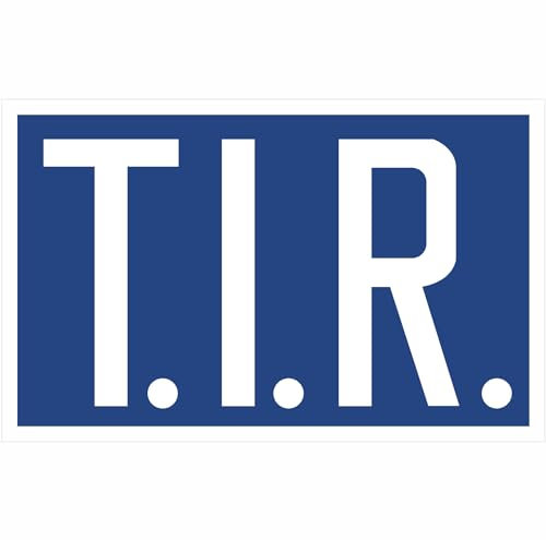 Indigos UG - Pannello composito in alluminio da 3 mm – cartello per auto T.I.R, rigido, con punti di separazione – 40 x 25 cm – avvertimento – sicurezza – hotel, azienda, casa