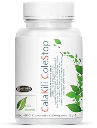 Hyper Brucia Grassi e Depurativo Fegato - Calakili Azione Dimagrante Veloce e Fegato Disintossicante Forte con Garcinia, Cardo Mariano, Tarassaco, Caffè Verde, Acai - Fat Burner 90 Compresse.