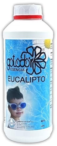 GOTODOR Esencia para Saunas y baños de Vapor. Aroma Eucalipto. Botella 1 Lt