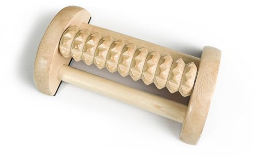Rouleau de massage des pieds Roucerlin, bois, soulagement fasciite plantaire, circulation, relaxation musculaire