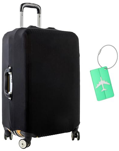 Anseom Copri Valigia, Coprivaligia Elastica Custodia Protettiva per Bagagliaio per Bagagli Coprivaligia lavabile da 18-32 Pollici Copri Valigia Protezione da Viaggio con 1 Etichetta (XL:29-32 Inches)