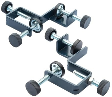 Pinces d'installation de tiroir, 2 pinces d'installation pour le travail du bois pour façade de tiroir – Fixation facile et rapide de tiroir – Gabarit de quincaillerie d'armoire pour