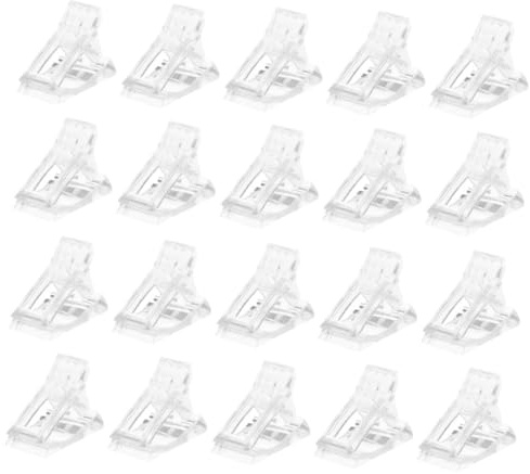 PACKOVE 40pièces Clips Fixateurs Pour Vernis à Ongles Accessoires De Manucure Pour Extension Et Création Rapide Art Ongulaire