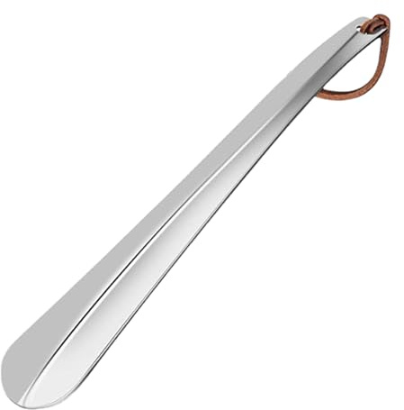 Med Långt Handtag Hjälpmedel För Påklädning | 30 Centimeter Rostfritt Stål För Äldre, Vuxna, Män, Gravida Kvinnor, Barn, Tonåringar, Gymnastikskor, Kängor Och Högklackade