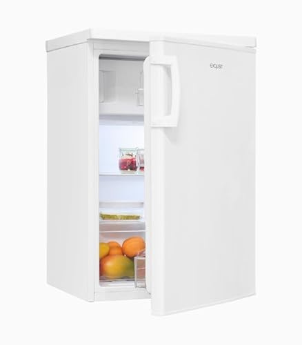 Exquisit® Frigorífico Table Top Bajo Encimera 109l, KS16-4-HE-040C, Color Blanco, Clase C Bajo Consumo, Puerta Reversible, Nevera Mini, Cajón Verdulero, Medidas (80 x 55,0 x 57,0 cm)