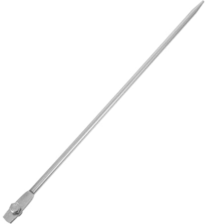 Holibanna Varilla de Hierro para Eléctricas Poste de Metálico Instalación y Protección de Electrodomésticos Uso Proyectos Exteriores y Domésticos
