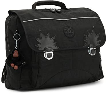 Kipling Iniko Mochila Mediana, True Black (Negro)
