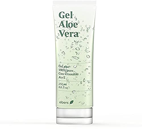 Ebers Aloe Vera Gel Con Vitaminas A y E - 250 mililitros