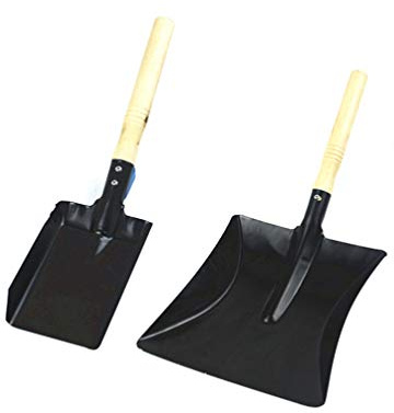 TOPBATHY 2 Pièces Mini Pelle De Jardin Seau à Cendres avec Couvercle Et Pelle Fleurs Jardin à La Truelle à Main Écope De Pelle à Creuser Sol Carbone en Bois Pelle à Cendres Extérieur