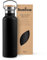 Bambaw Botella térmica 1 litro, Botella agua negra, Botella agua acero inoxidable 1 litro, Botella de agua deportiva, Cantimplora acero inoxidable – Negro ébano