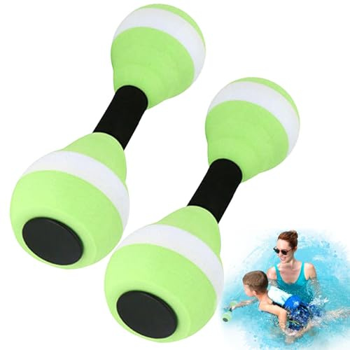 Haltères pour exercices aquatiques - 2 pièces d'haltères pour aérobic aquatique, équipement d'entraînement de fitness pour natation | Barres de fitness aquatiques pour piscines, haltères aquatiques