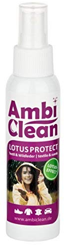 Ambi Clean Lotus Protect – Spray impermeabilizzante per tessuti Camoscio & ★ ★ ★ ★ Protezione di lunga durata resistente ambiente neutro – Impermeabilizzante con effetto loto per giacche & Scarpe