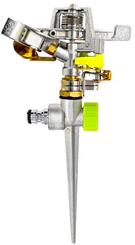 S&M Aspersor de riego enterrado metálico con pincho