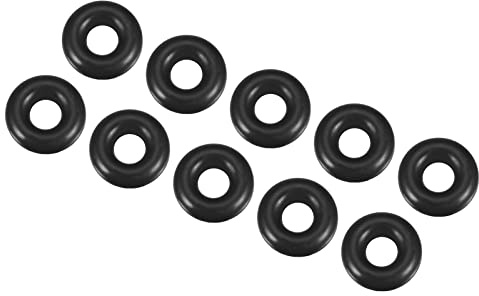 QUARKZMAN Nitrile Gomma O-Ring 14mm x 6mm x 4mm Guarnizioni di Tenuta Anelli Rubinetti Rotondo Guarnizione Rondella per Rubinetto Idraulica Riparazione Sigillatura Connessione, 10 Pezzi