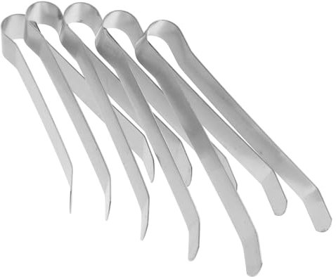 Cabilock 5stücke Kerzenlöscher Aus Edelstahl Dochtklemme Für Kerzen Mit Sicher Und Rauchfrei Löschen Passt in Meisten Kerzengläser