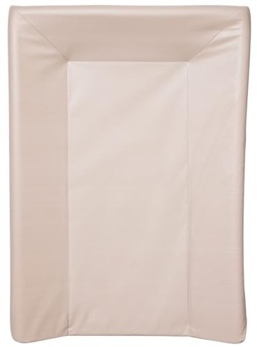 Babycalin - Matelas à langer bébé 50x70 cm Noisette - Matelas à langer PVC avec appui-tête - Matelas à langer 50x70 Imperméable Facile à nettoyer - Matelas à langer pour bébé bords hauts sécurisants