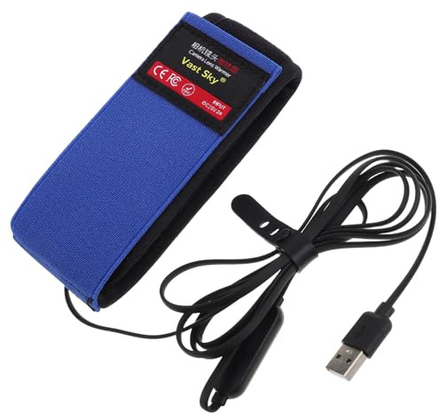 OSOLADY Chauffe-Objectif USB Ajustable pour Appareil Photo Et Télescope Prévention Condensation Et du Brouillard Niveaux De Chaleur Compatible Lentilles Jusqu