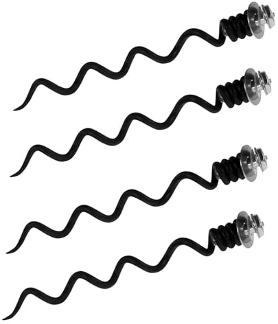 SHINEOFI Kit D’Ouvre-Bouteille 4 Pièces Embouts Spirale Métallique de Remplacement pour Tire-Bouchon Accessoires Vin Pièces de Rechange Précises pour Ouverture Facile des Bouchons de Vin