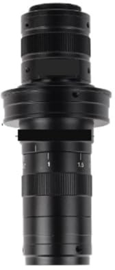 Mikroskop, Hjälpobjektiv: 0,3x,5x,75x; Lins Med 2x Barlow Och Reducer; Industriella Elektroniska Mikroskoptillbehör för vuxna Mynt Växter(150X telephoto lens)