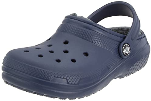 Crocs Unisex-Kinder Classic Lined Clog, Marineblau, 29.5 EU